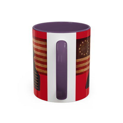 Washington's Earnest Prayer Red Accent Mug by theGreenDragonTavern.shop