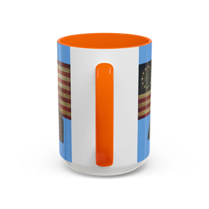 Washington's Earnest Prayer Light Blue Accent Mug by theGreenDragonTavern.shop