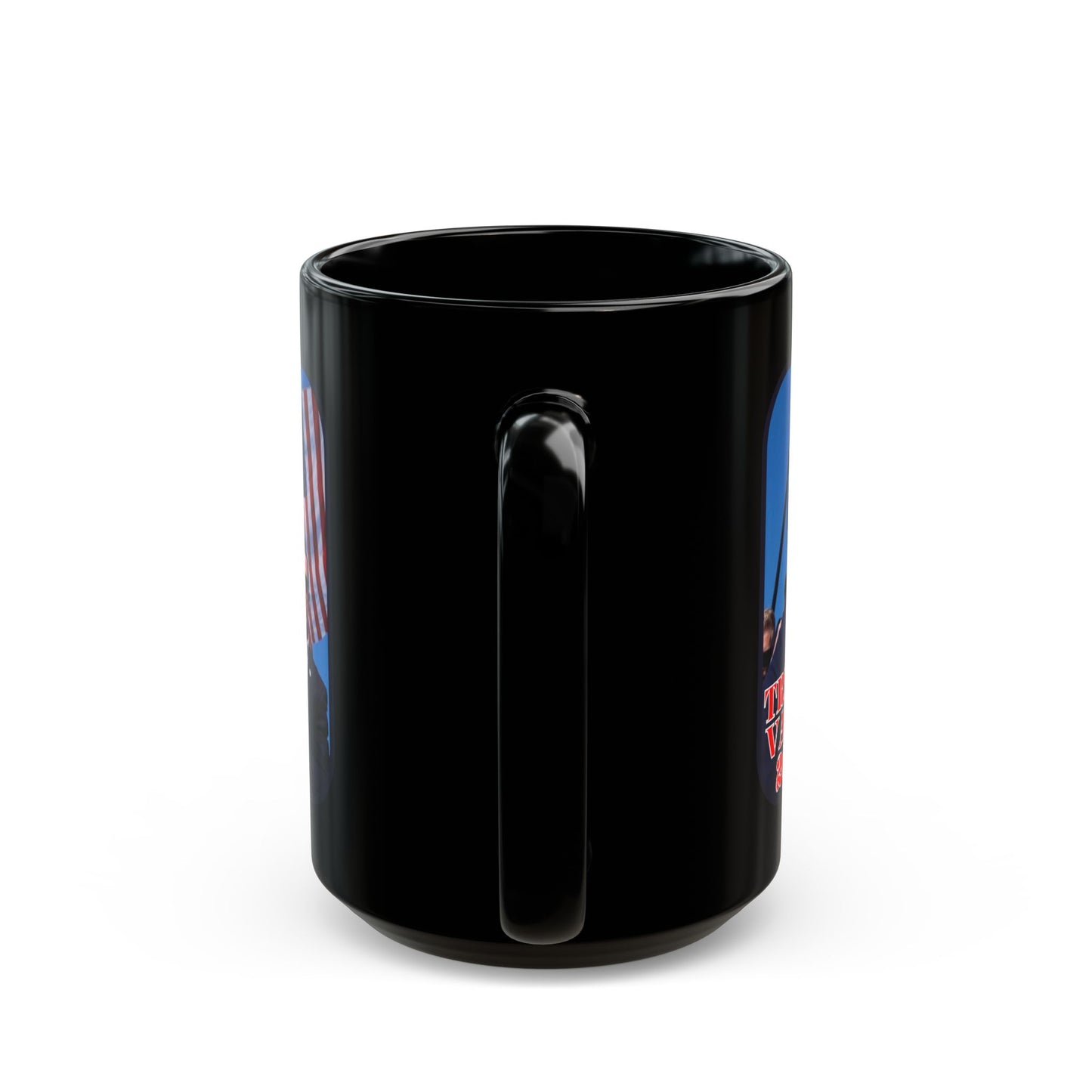 Trump and Vance 2024 Black Mug by theGreenDragonTavern.shop