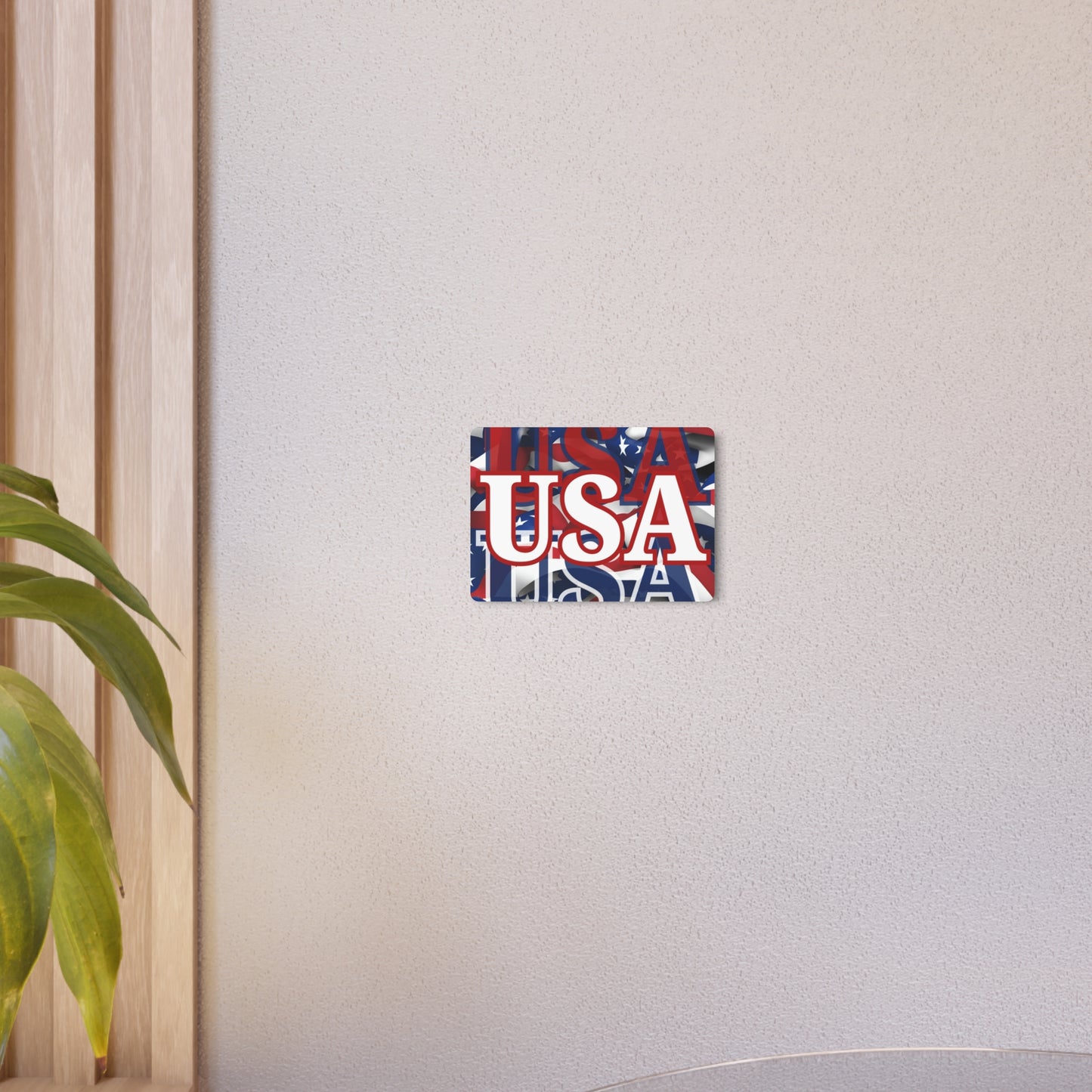 USA! USA! USA White Center Metal Art Sign by theGreenDragonTavern.shop