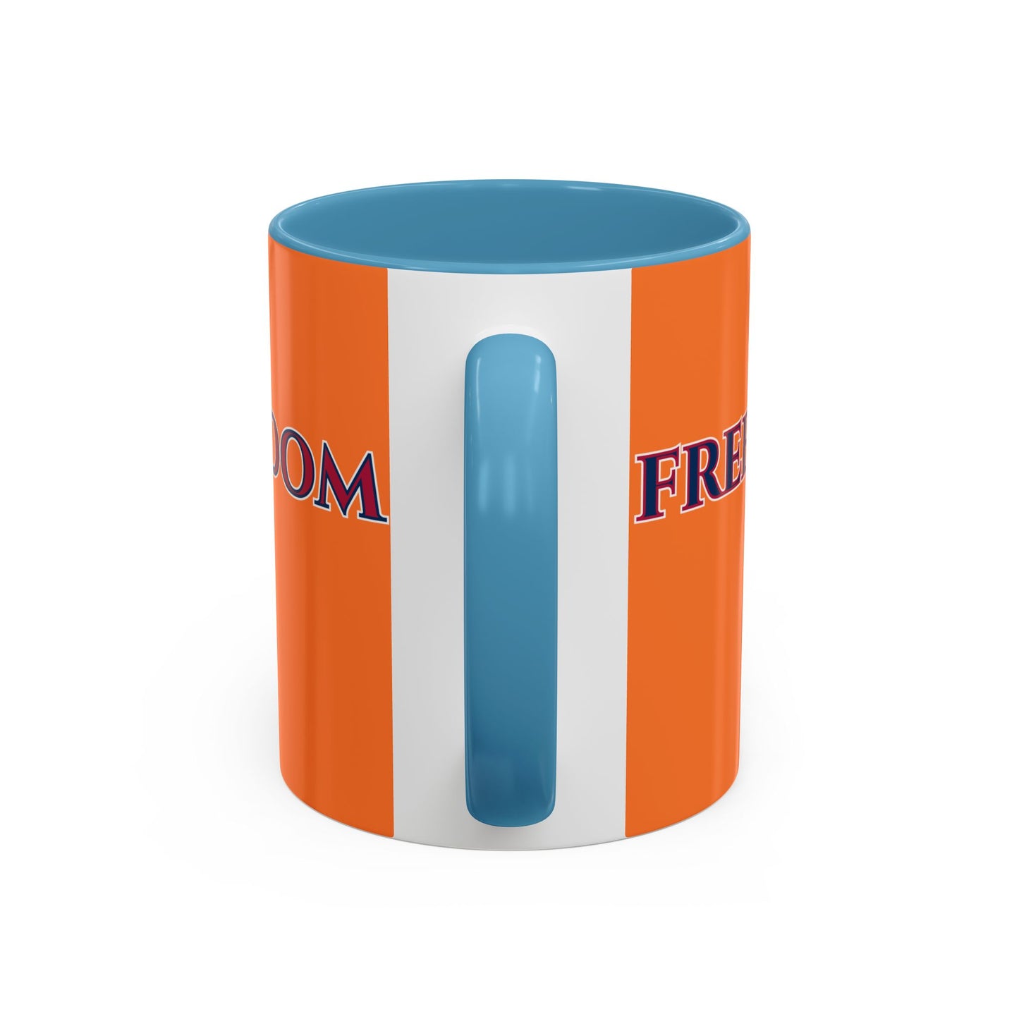 Freedom, Orange Accent Mug by theGreenDragonTavern.shop