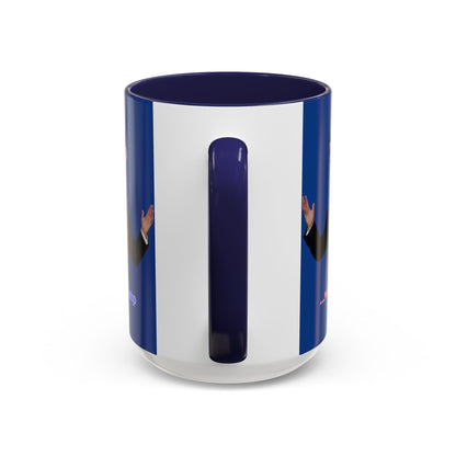 Trump...will be Trump Dark Blue Accent Mug by theGreenDragonTavern.shop