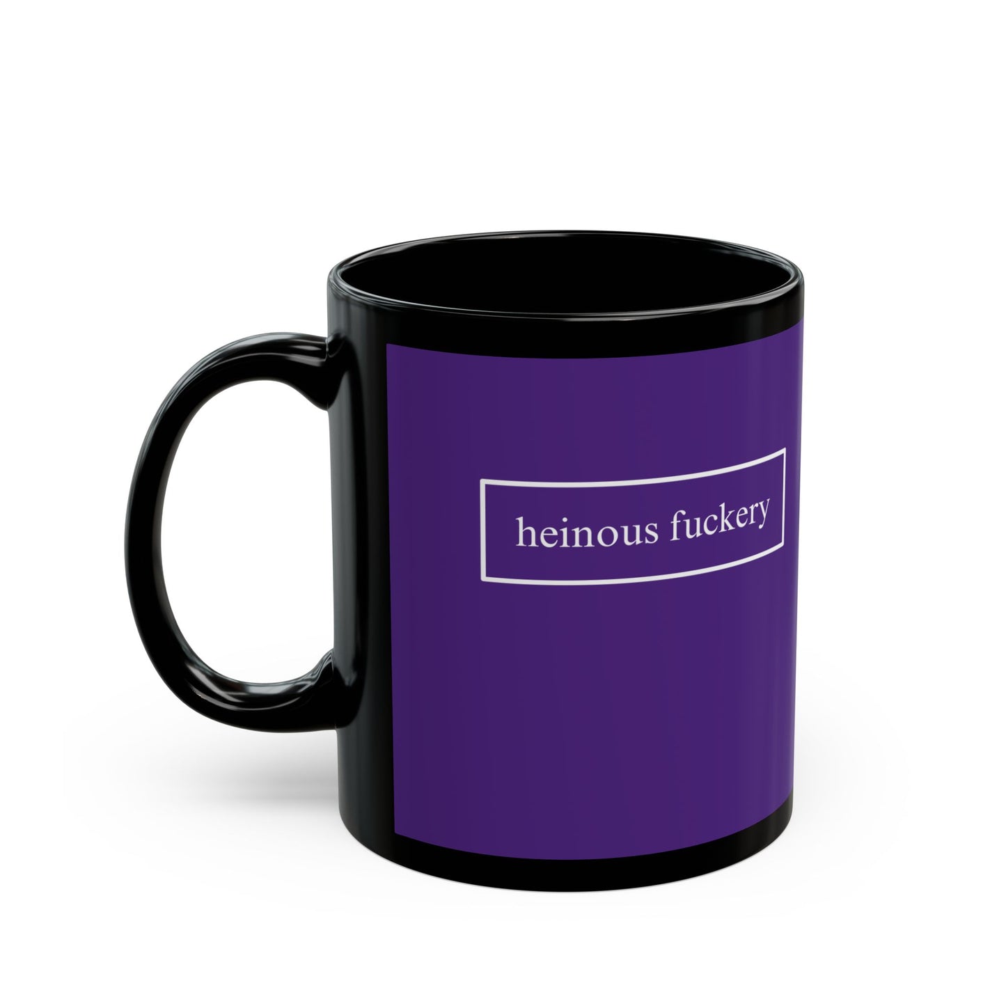 Heinous Fuckery Dark Purple Mug by theGreenDragonTavern.shop