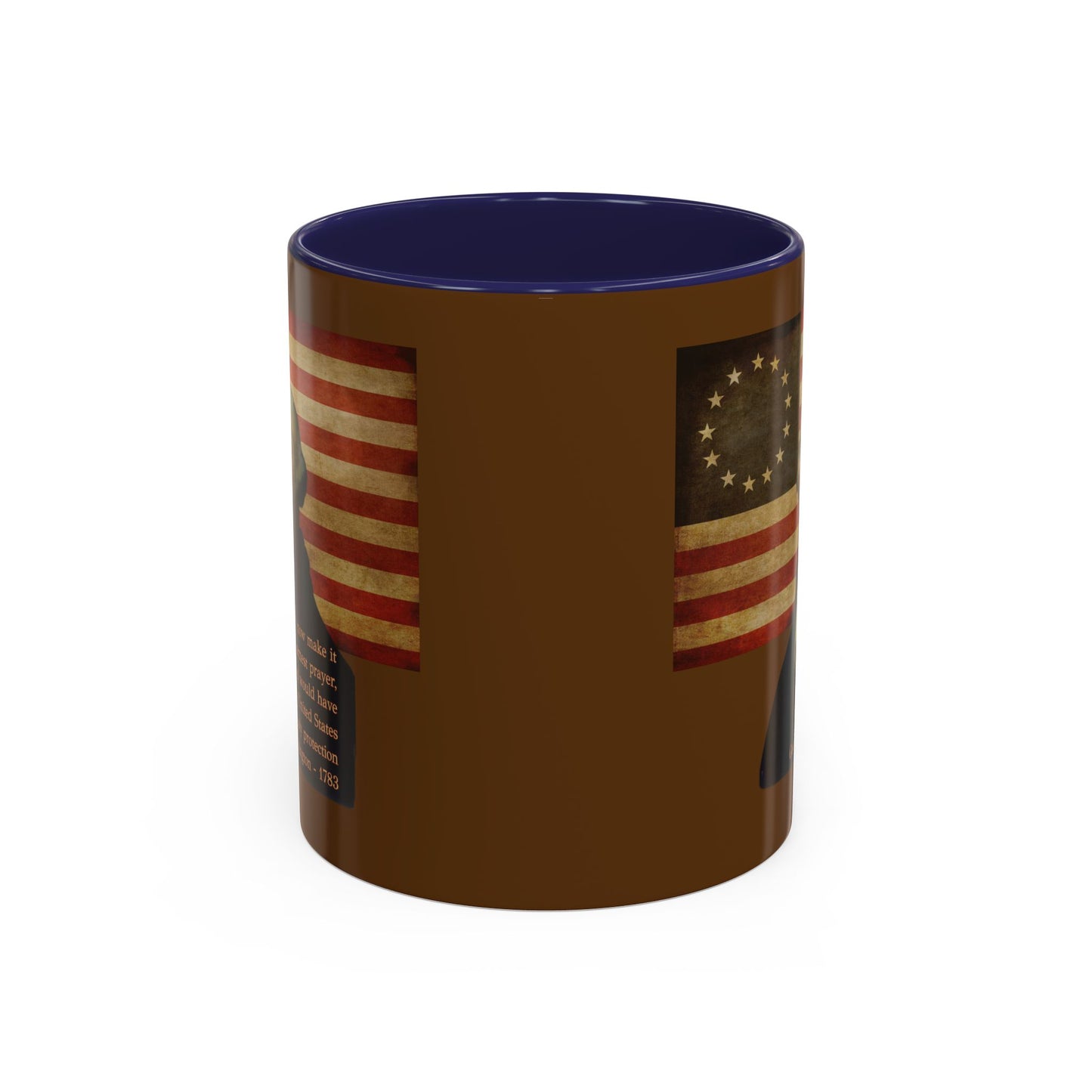 Washington's Earnest Prayer Brown Accent Mug by theGreenDragonTavern.shop