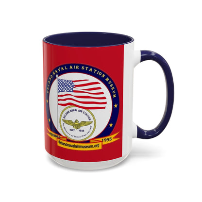 DeLand Naval Air Station Museum Red Accent Mug by theGreenDragonTavern.shop