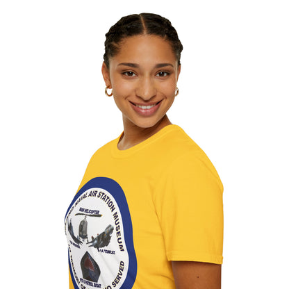 DNASM Student Art Navy Frame Lighter colors Unisex T-Shirt by theGreenDragonTavern.shop