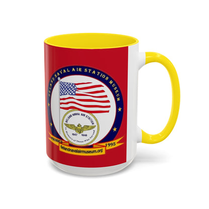 DeLand Naval Air Station Museum Red Accent Mug by theGreenDragonTavern.shop
