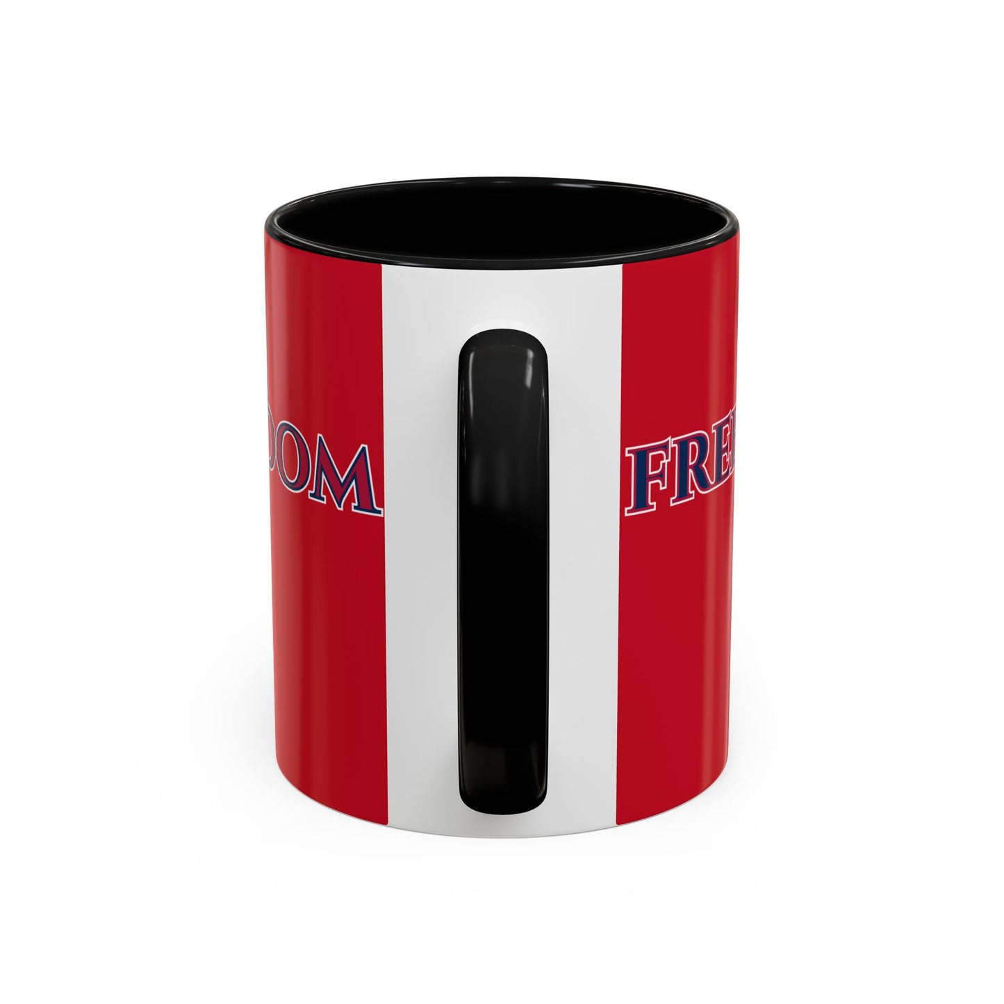 Freedom, Red Accent Mug by theGreenDragonTavern.shop