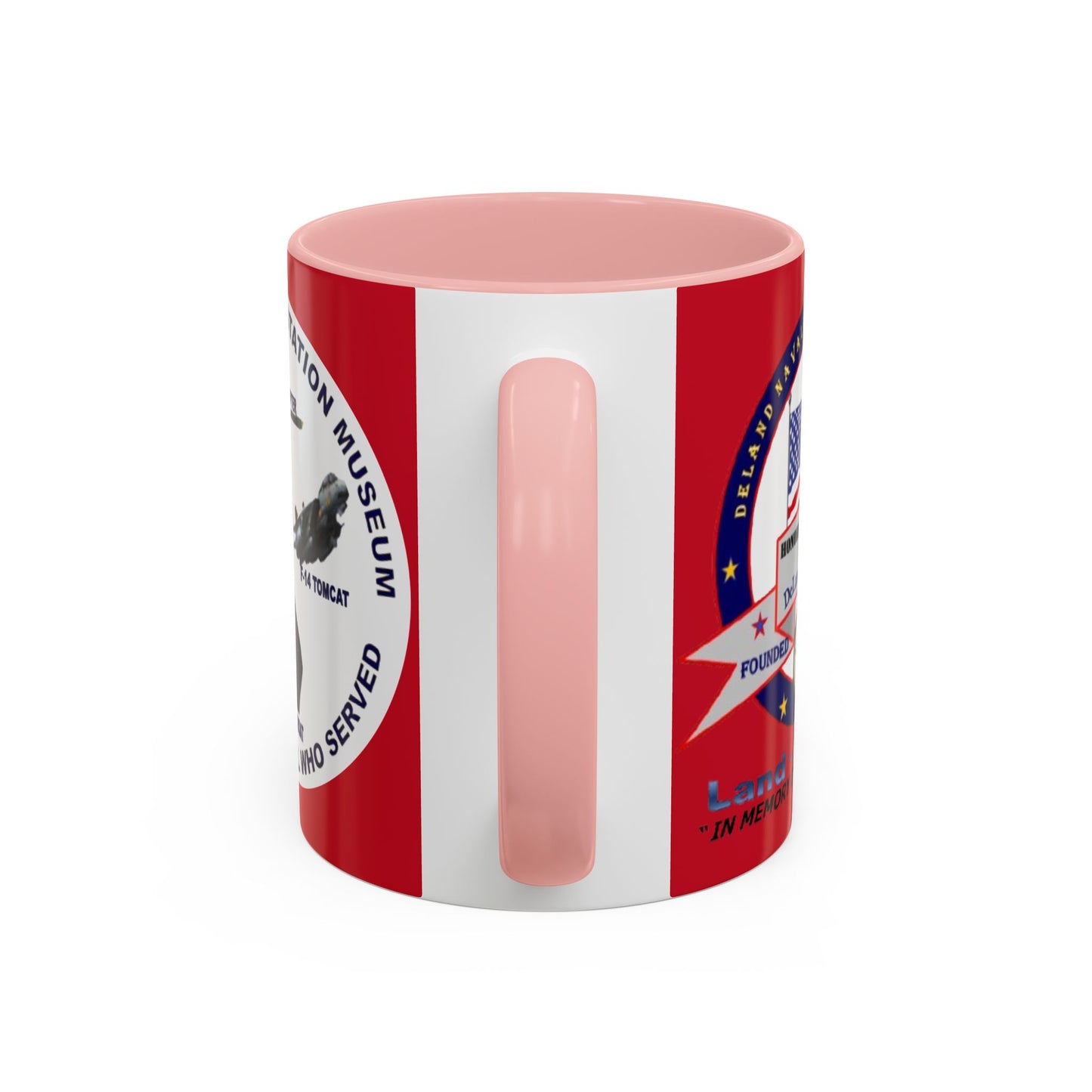 DNASM 2-sided, Founding & Student Art w/WhiteBG Red Accent Mug by theGreenDragonTavern.shop