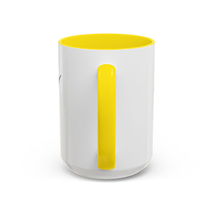 Hula Girl Packin' Heat White Accent Mug by theGreenDragonTavern.shop