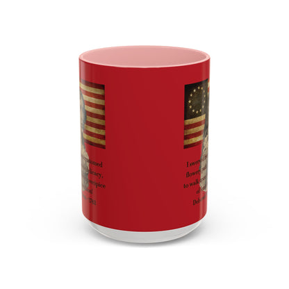 Deborah Sampson, America's Mulan Red Accent Mug by theGreenDragonTavern.shop