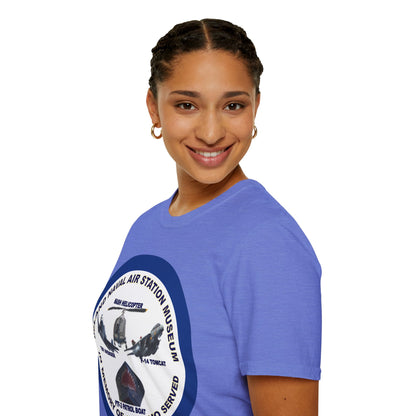 DNASM Student Art Navy Frame Lighter colors Unisex T-Shirt by theGreenDragonTavern.shop