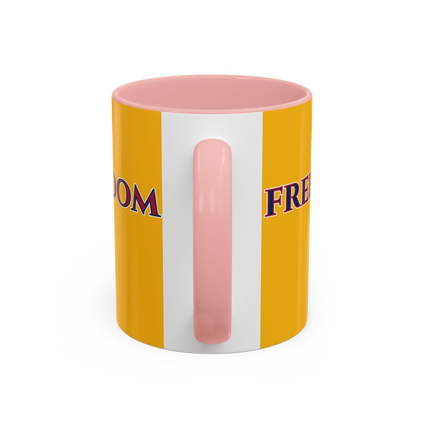 Freedom, Yellow Accent Mug by theGreenDragonTavern.shop