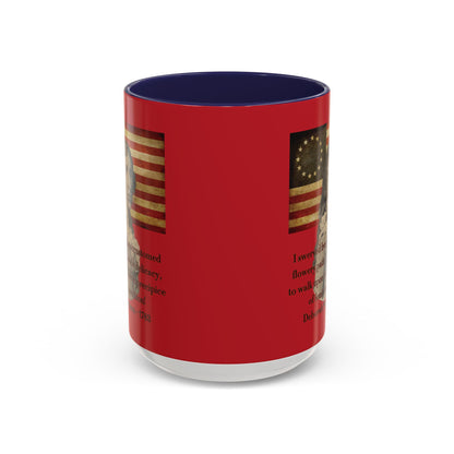 Deborah Sampson, America's Mulan Red Accent Mug by theGreenDragonTavern.shop
