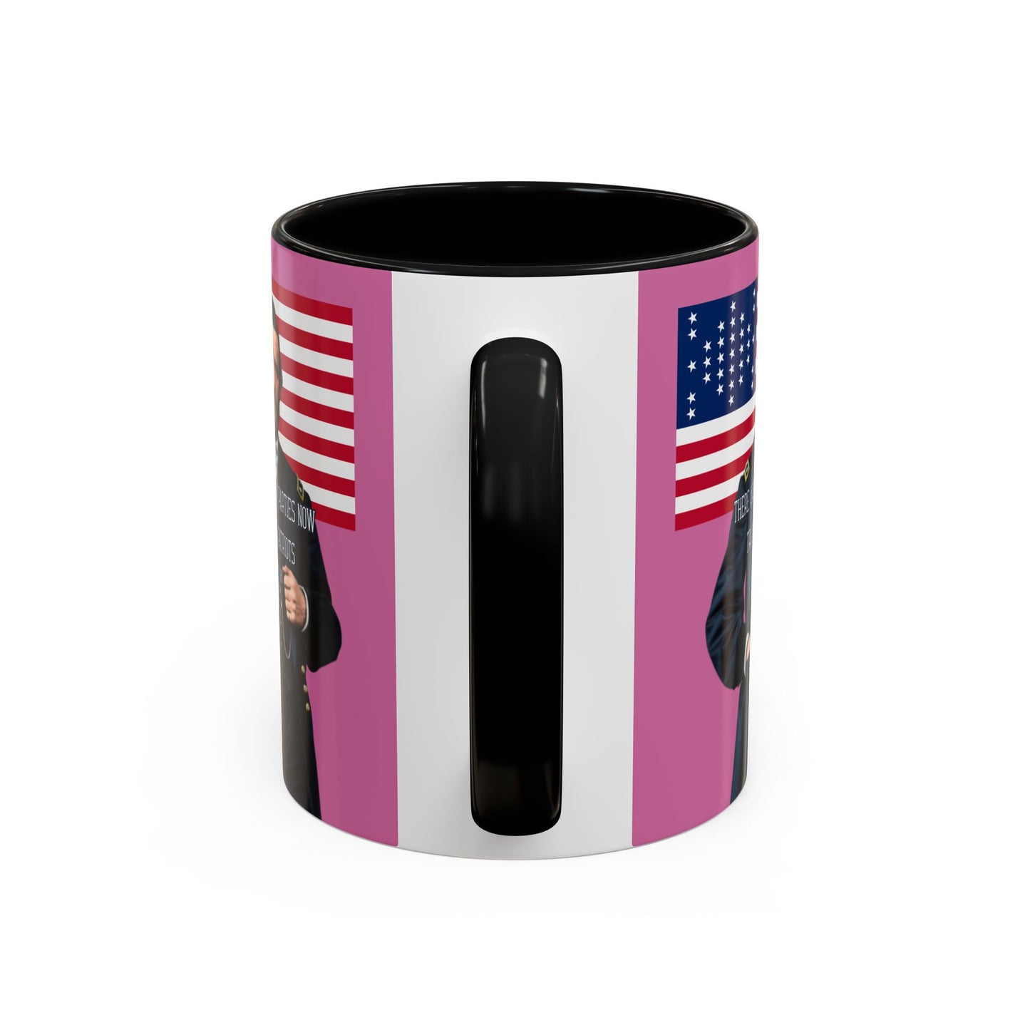 "Traitors and Patriots" Ulysses Grant Pink Accent Mug by theGreenDragonTavern.shop