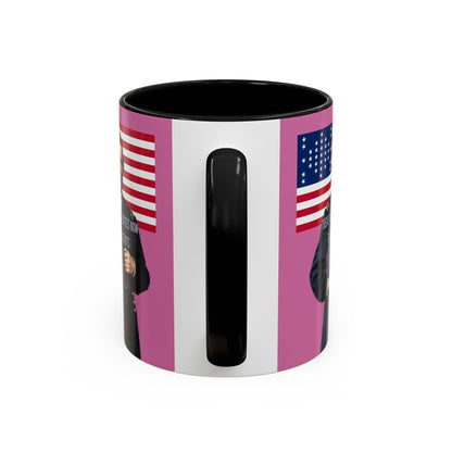 "Traitors and Patriots" Ulysses Grant Pink Accent Mug by theGreenDragonTavern.shop