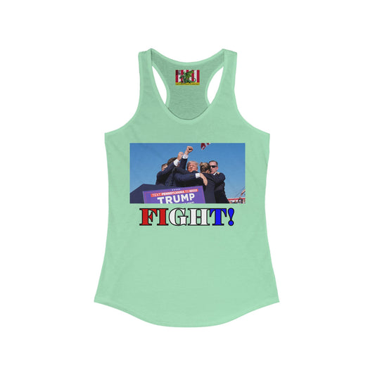 Fight! Women's Racerback Tank Top by theGreenDragonTavern.shop