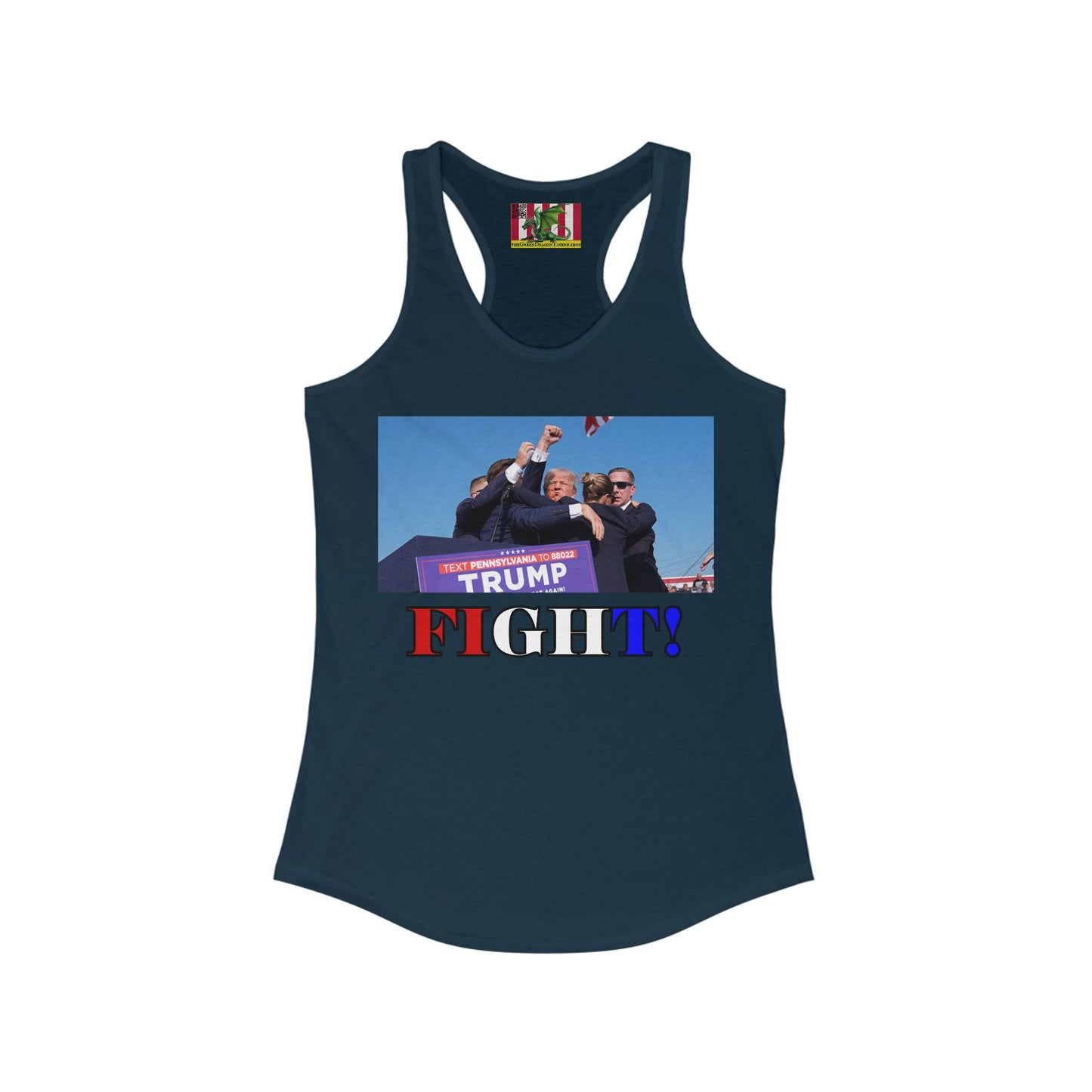 Fight! Women's Racerback Tank Top by theGreenDragonTavern.shop