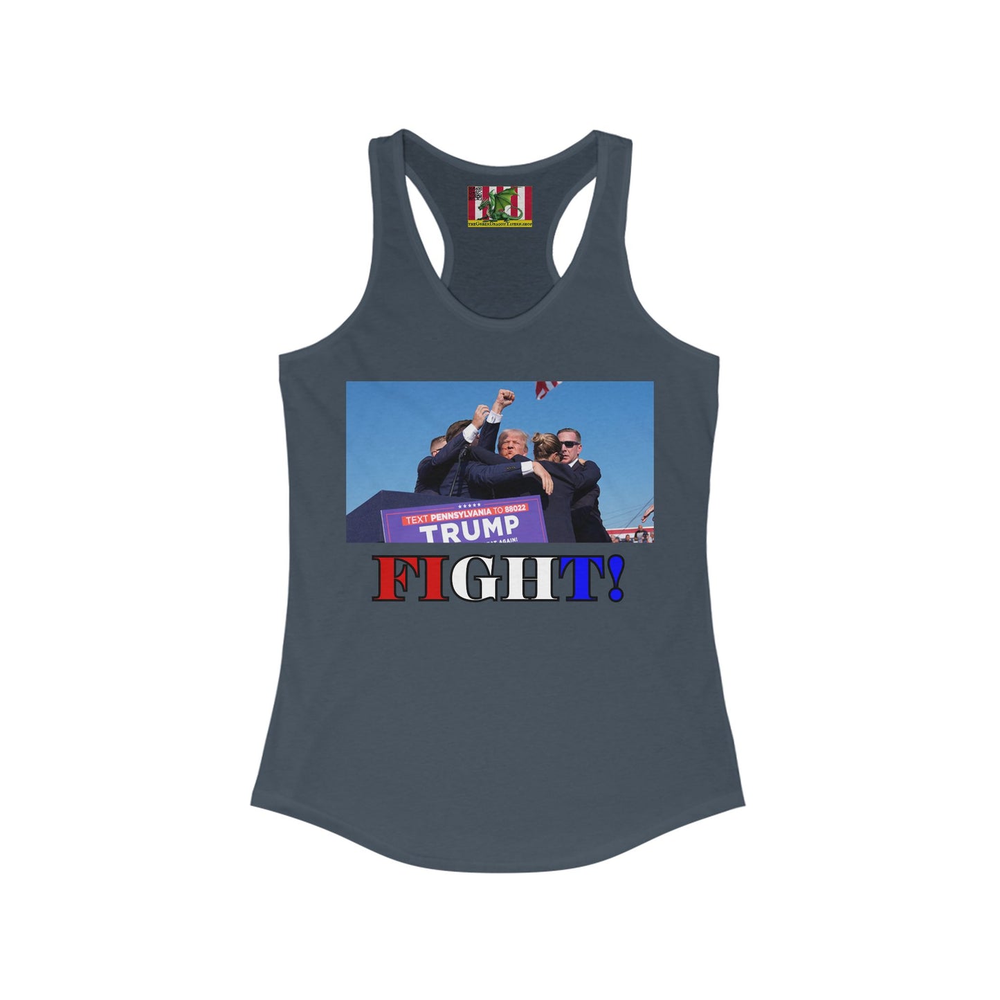 Fight! Women's Racerback Tank Top by theGreenDragonTavern.shop