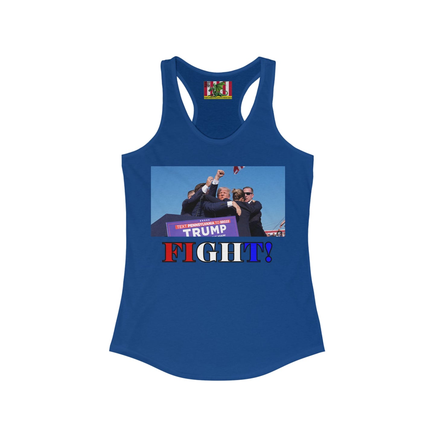 Fight! Women's Racerback Tank Top by theGreenDragonTavern.shop