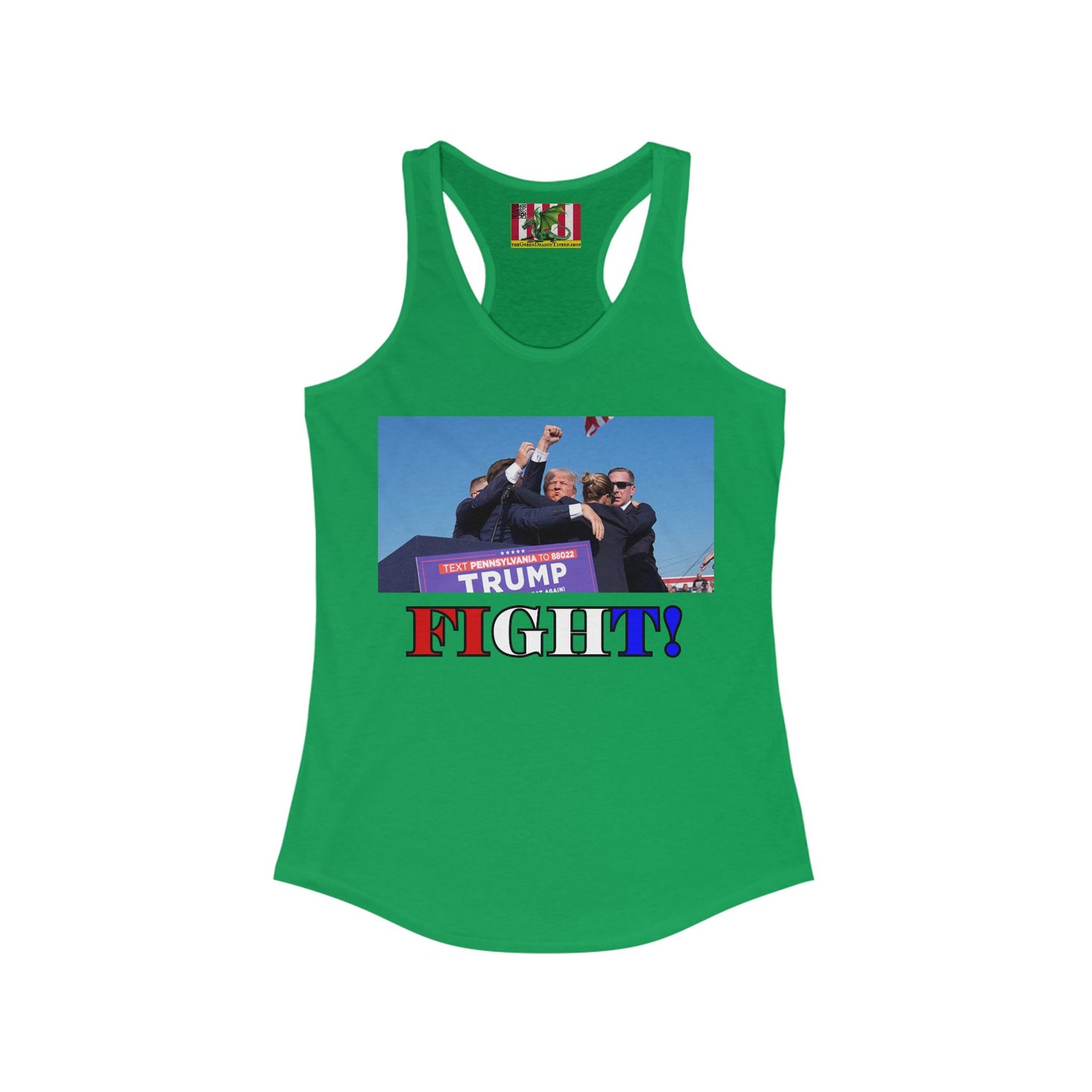 Fight! Women's Racerback Tank Top by theGreenDragonTavern.shop