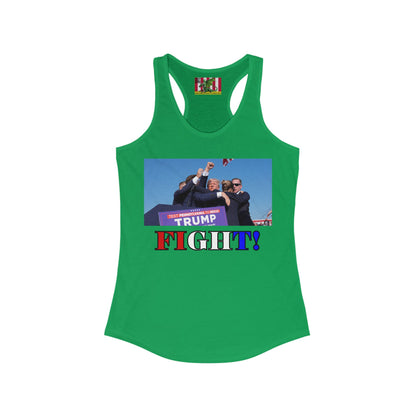 Fight! Women's Racerback Tank Top by theGreenDragonTavern.shop
