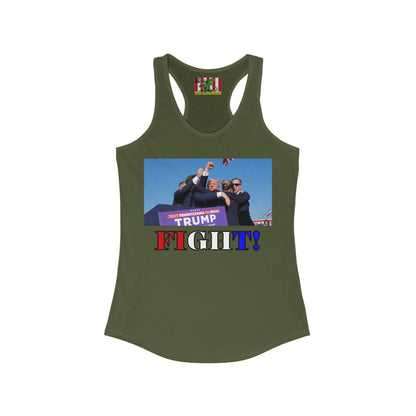 Fight! Women's Racerback Tank Top by theGreenDragonTavern.shop