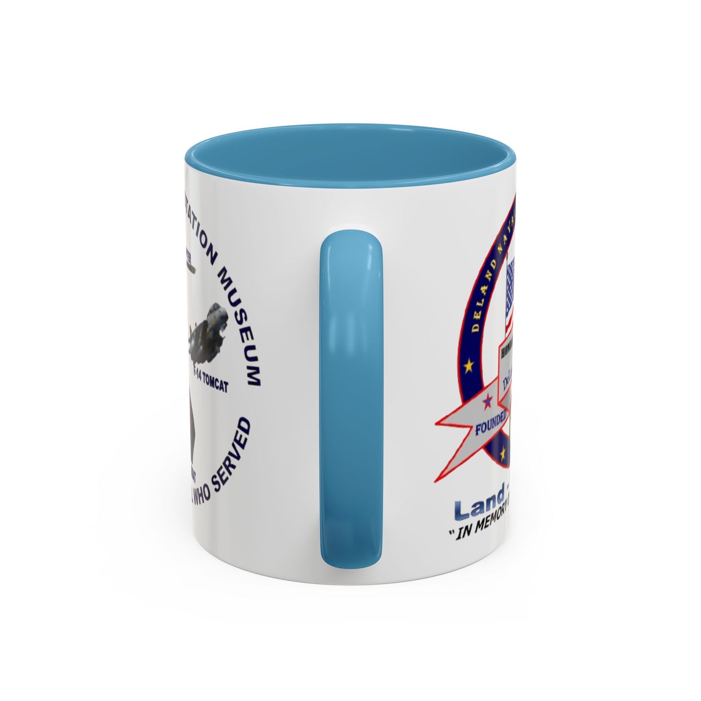 DNASM 2-sided, Founding & Student Art White Accent Mug by theGreenDragonTavern.shop
