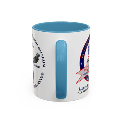 DNASM 2-sided, Founding & Student Art White Accent Mug by theGreenDragonTavern.shop
