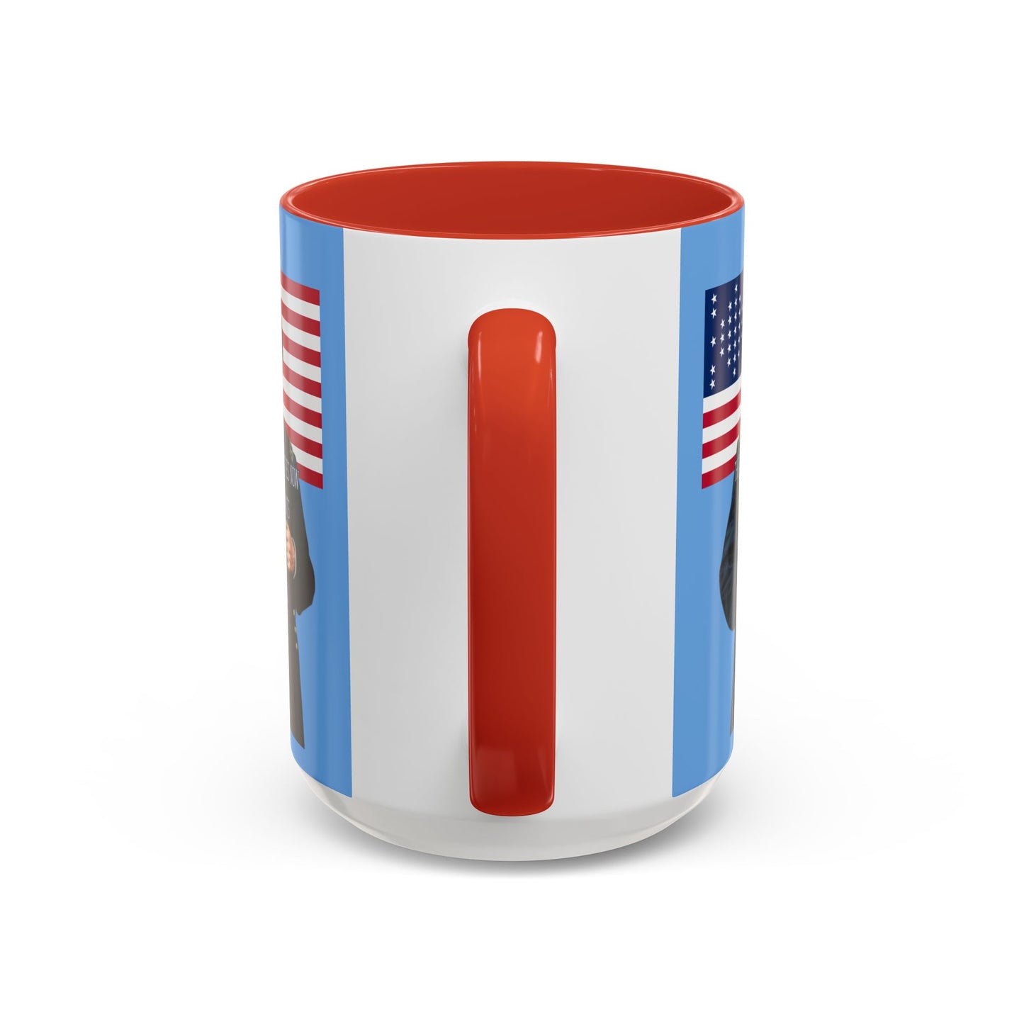 "Traitors and Patriots" Ulysses Grant Light Blue Accent Mug by theGreenDragonTavern.shop