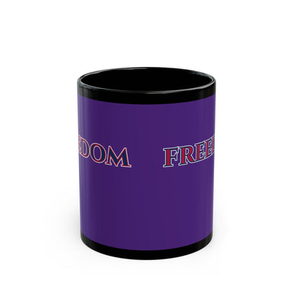 Freedom, Dark Purple Mug by theGreenDragonTavern.shop