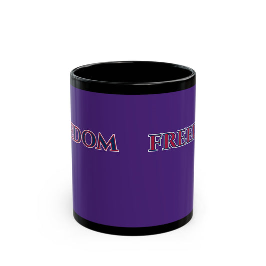 Freedom, Dark Purple Mug by theGreenDragonTavern.shop