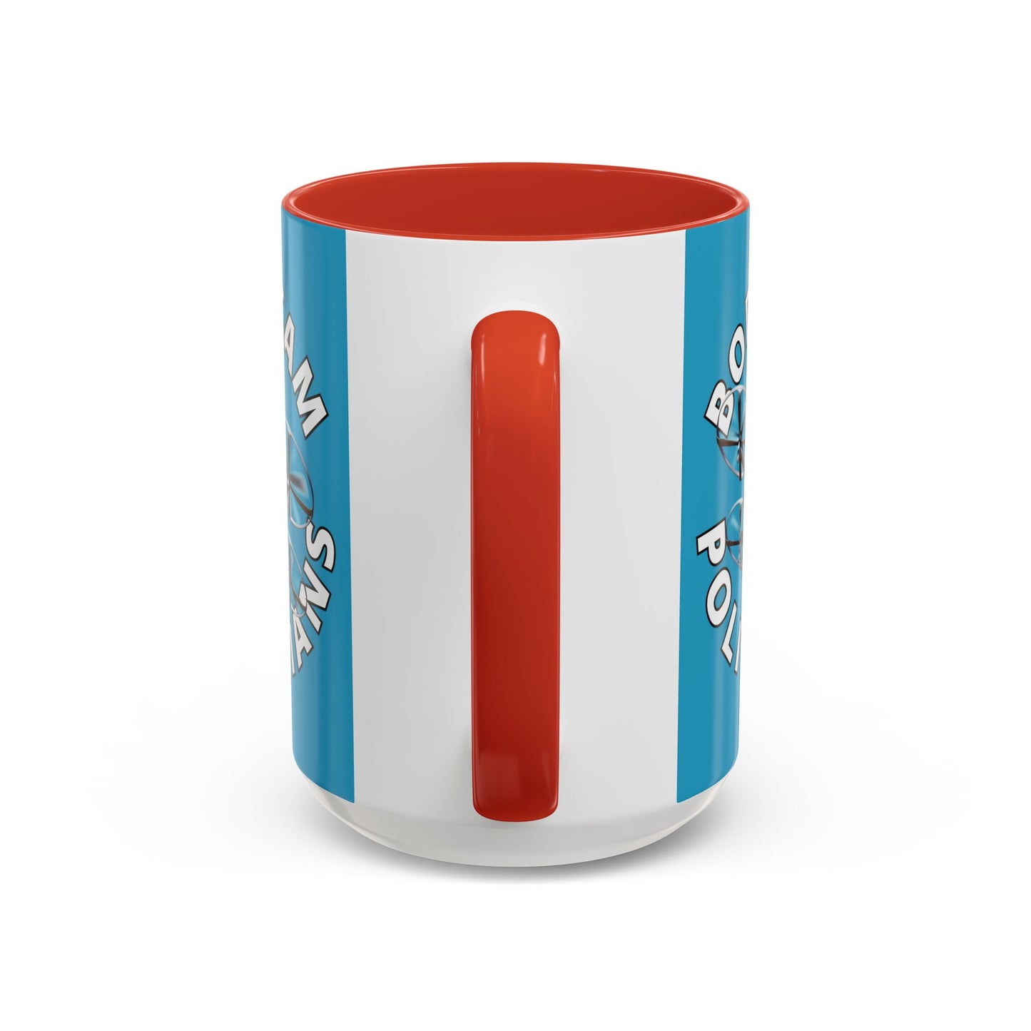 Bodycam the Politicians Drone Turquoise Accent Mug by theGreenDragonTavern.shop