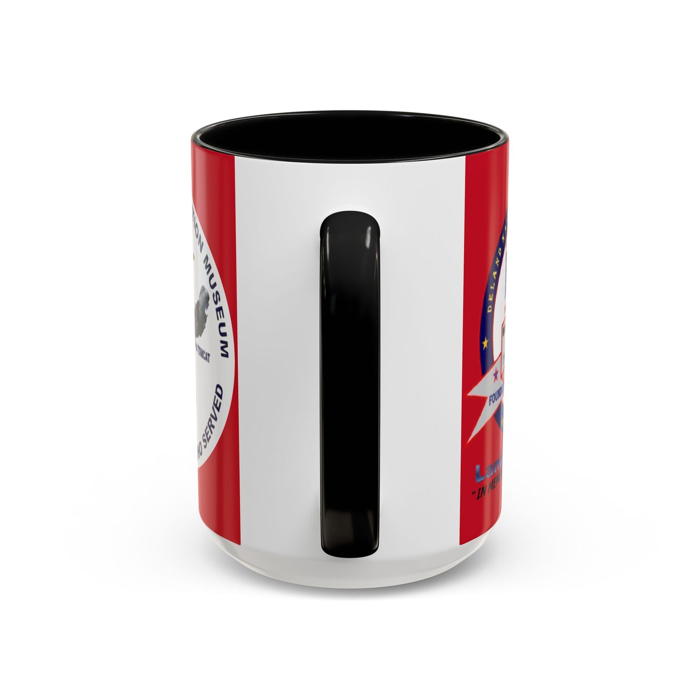 DNASM 2-sided, Founding & Student Art w/WhiteBG Red Accent Mug by theGreenDragonTavern.shop