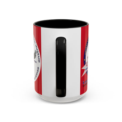 DNASM 2-sided, Founding & Student Art w/WhiteBG Red Accent Mug by theGreenDragonTavern.shop