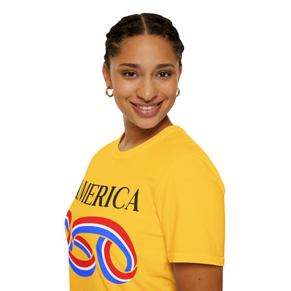 America 250 Black font, Light colors, Unisex T-Shirt by theGreenDragonTavern.shop