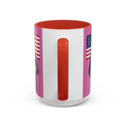 "Traitors and Patriots" Ulysses Grant Pink Accent Mug by theGreenDragonTavern.shop