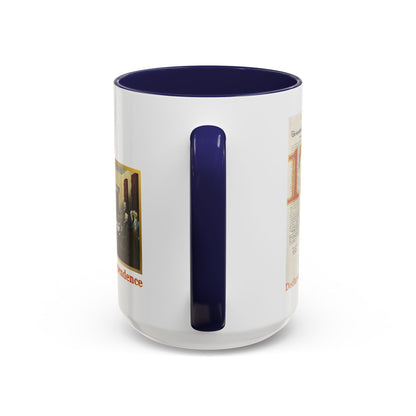 Declaration of Independence White Accent Mug by theGreenDragonTavern.shop