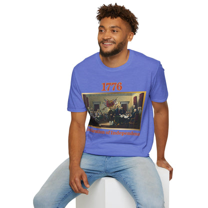 Declaration of Independence Light colors Unisex T-Shirt by theGreenDragonTavern.shop