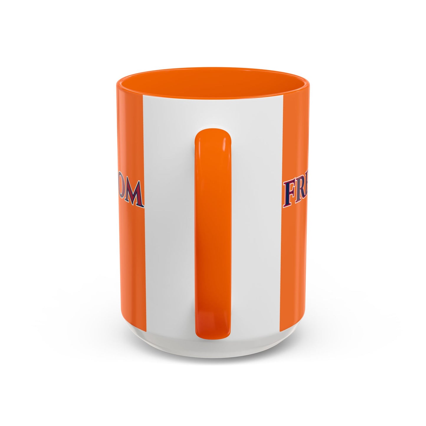 Freedom, Orange Accent Mug by theGreenDragonTavern.shop