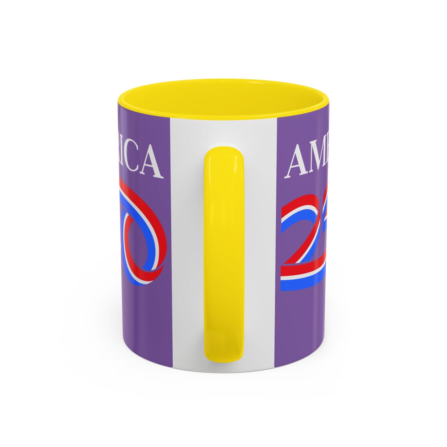 America 250 Light Purple Accent Mug by theGreenDragonTavern.shop
