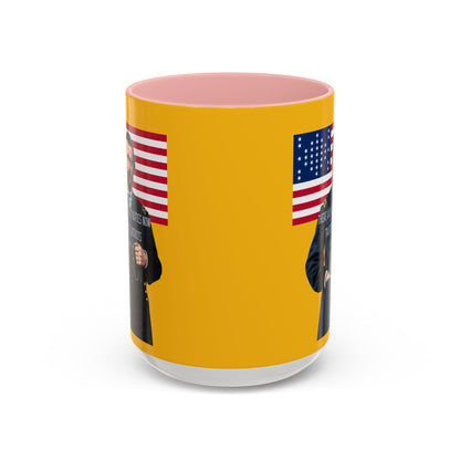 "Traitors and Patriots" Ulysses Grant Yellow Accent Mug by theGreenDragonTavern.shop