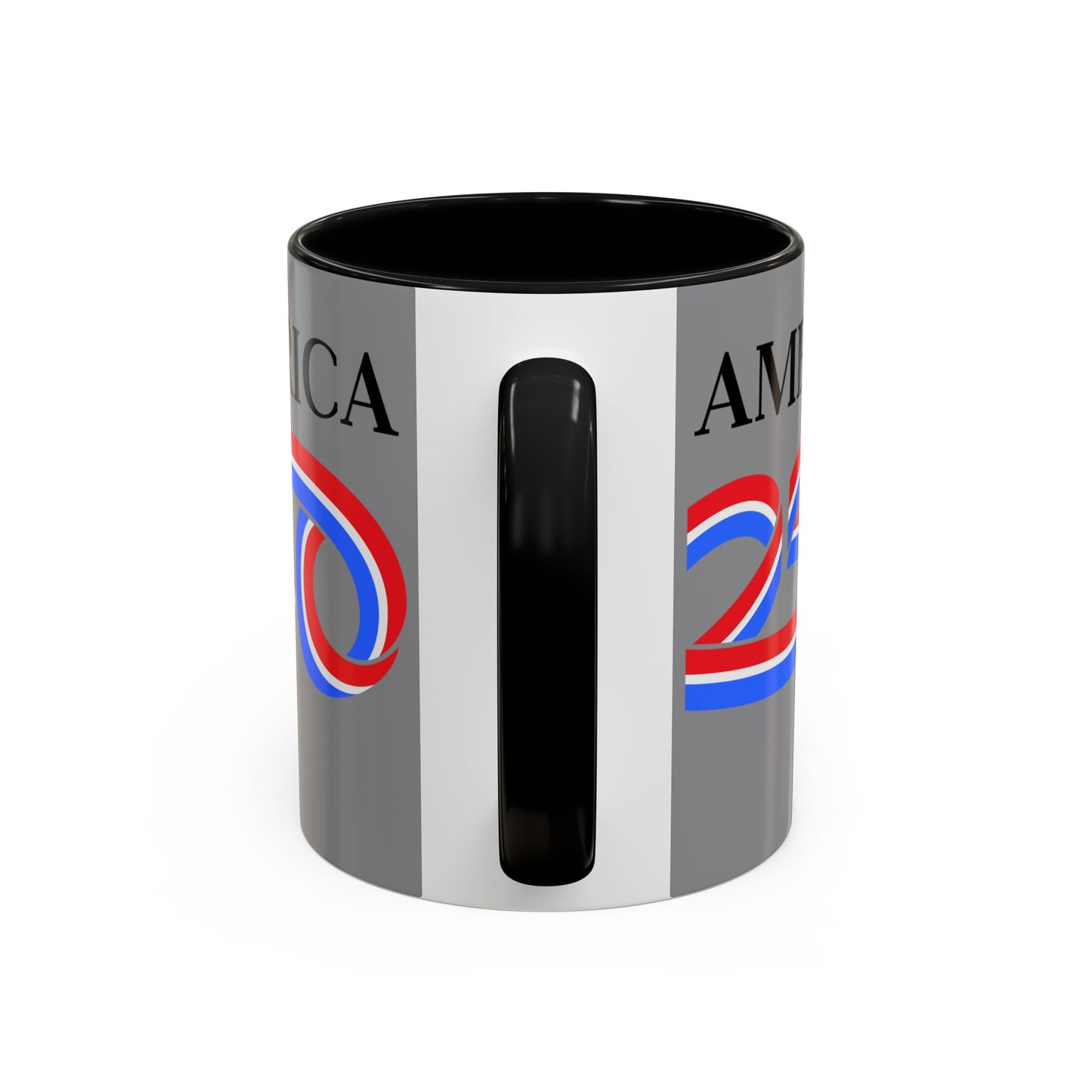 America 250 Grey Accent Mug by theGreenDragonTavern.shop