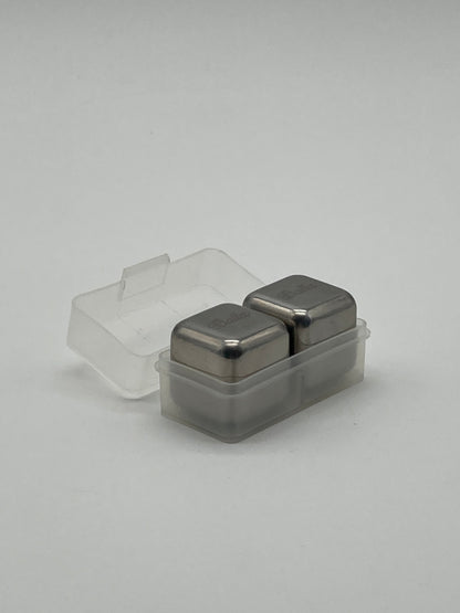 Ballet 2 Pack Stainless Steel Whiskey Ice Cubes