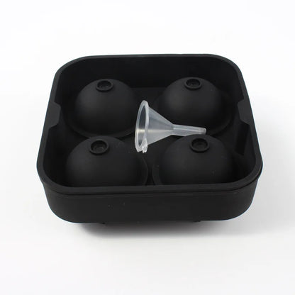 Silicone Ice Ball Maker Large 3D Big Round Sphere High Balls Ice Shape Cube Mold Tray for Freezer Whiskey Cocktail Bar Tools