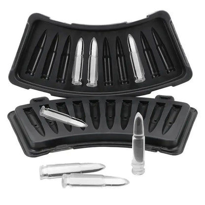 Multifunctional Ice Cube Maker Creative Silica Gel Gun Bullet Skull Shape Tray Mold Home Bar Party Cool Whiskey Wine Ice Cream Bar Tool
